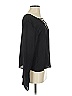 Nicole Miller Studio 100% Polyester Black Long Sleeve Top Size S - photo 4