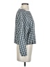Tibi Checkered-gingham Black 3/4 Sleeve Blouse Size 4 - photo 4