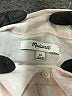 Madewell Stripes White Short Sleeve Blouse Size XS - photo 7