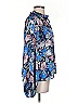 Karlie 100% Polyester Floral Blue Long Sleeve Blouse Size S - photo 4