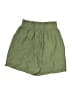 New Look Solid Green Shorts Size 2 - photo 2