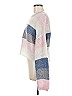 Blue Life Color Block Pink Pullover Sweater Size M - photo 5