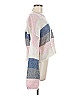 Blue Life Color Block Pink Pullover Sweater Size M - photo 4