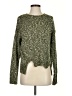 Azalea 100% Polyester Tweed Green Pullover Sweater Size S - photo 1