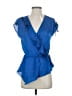 Willow & Clay 100% Polyester Blue Sleeveless Blouse Size XS - photo 1