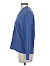 Tibi Blue Long Sleeve Blouse Size 0 - photo 5