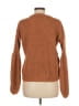 Don't Ask Why Solid Brown Pullover Sweater One size - photo 2