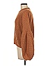 Don't Ask Why Solid Brown Pullover Sweater One size - photo 5
