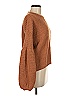 Don't Ask Why Solid Brown Pullover Sweater One size - photo 4