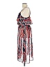 Tiana B. 100% Polyester Paisley Red Casual Dress Size 10 - photo 5
