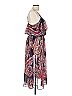 Tiana B. 100% Polyester Paisley Red Casual Dress Size 10 - photo 4