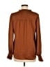 Vince Camuto 100% Polyester Brown Long Sleeve Blouse Size M - photo 2