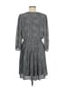 DR2 100% Polyester Chevron-herringbone Gray Casual Dress Size M - photo 2