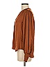 Vince Camuto 100% Polyester Brown Long Sleeve Blouse Size M - photo 5