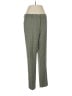 MNG Houndstooth Green Casual Pants Size 8 - photo 1