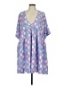 Unbranded Paisley Blue Pink Casual Dress Size M - photo 1
