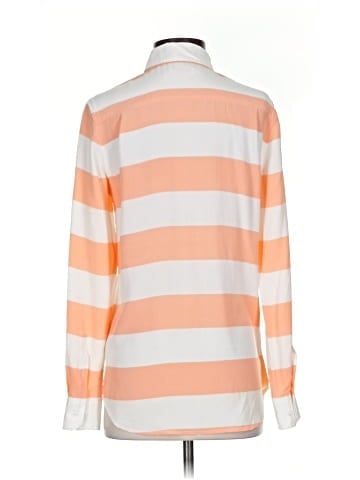 Equipment Long Sleeve Silk Top (view 2)