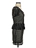 Millau Houndstooth Black Casual Dress Size S - photo 4
