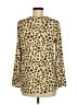 EMALINE Animal Print Gold Pullover Sweater Size M - photo 2