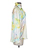Zara Print Ivory Long Sleeve Blouse Size XS - photo 4