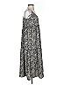 Crescent 100% Polyester Animal Print Silver Casual Dress Size S - photo 4