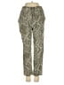 Millibon 100% Rayon Paisley Green Casual Pants Size S - photo 1