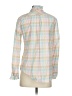 J.Crew Plaid Ivory Long Sleeve Button-Down Shirt Size 4 - photo 2