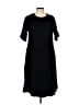 ASHRO 100% Rayon Solid Black Casual Dress Size 12 - photo 1