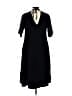 ASHRO 100% Rayon Solid Black Casual Dress Size 12 - photo 2