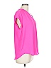Staccato 100% Polyester Pink Short Sleeve Blouse Size L - photo 4