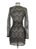 Express 100% Nylon Black Cocktail Dress Size XS - photo 2