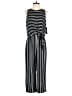 Tahari by ASL 100% Polyester Stripes Black Jumpsuit Size 6 - photo 1