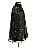 CAbi 100% Polyester Polka Dots Black Long Sleeve Blouse Size S - photo 4