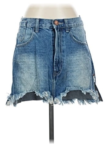 ONE X ONETEASPOON Denim Skirt (view 1)
