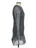 Stevie May 100% Polyester Tweed Gray Cocktail Dress Size S - photo 4