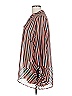 CAbi 100% Polyester Stripes Orange Long Sleeve Blouse Size L - photo 5