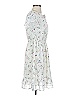 Unbranded 100% Polyester Floral White Ivory Casual Dress Size XS - photo 4
