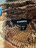 Express 100% Polyester Animal Print Brown Long Sleeve Blouse Size S - photo 7
