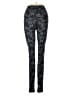 Lululemon Athletica Print Black Blue Leggings Size 2 - photo 1