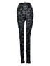 Lululemon Athletica Print Black Blue Leggings Size 2 - photo 2
