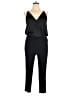 Gap 100% Polyester Solid Black Jumpsuit Size L - photo 1