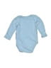 Rabbit Skins 100% Cotton Blue Long Sleeve Onesie 3-6 MO / 6 MO - photo 2