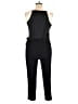 Gap 100% Polyester Solid Black Jumpsuit Size L - photo 2