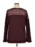 Weekend Suzanne Betro Burgundy Pullover Sweater Size 1X - photo 2