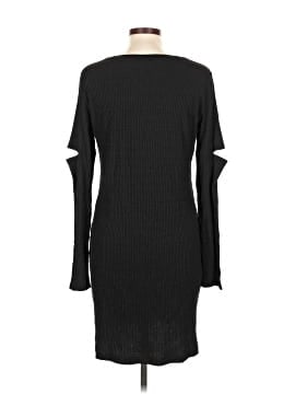 strapless open back dress Z Supply Raewyn Black Rib Midi Dress - All Dresses
