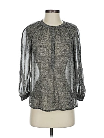 Broadway & Broome 3/4 Sleeve Silk Top (view 1)