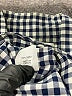 J.Crew 100% Cotton Checkered-gingham Blue Long Sleeve Button-Down Shirt Size 4 - photo 8