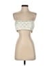 pretty garbage 100% Polyester Ivory Tube Top Size M - photo 1