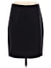 Theory Solid Black Wool Skirt Size 15 (estimated) - photo 2