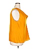 1.State Yellow Brown Sleeveless Blouse Size 2X - photo 4